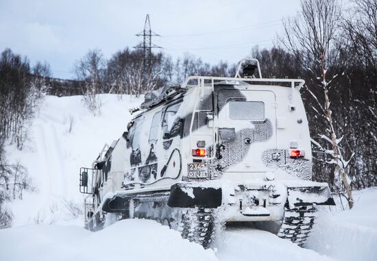 Russia Northern Fleet Drills