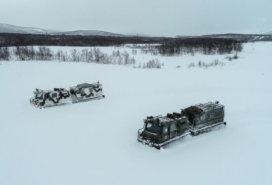 Russia Northern Fleet Drills
