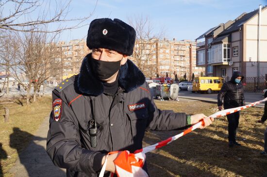 Russia Vladikavkas Gas Explosion