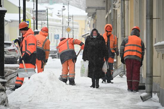 Russia Snowfall 