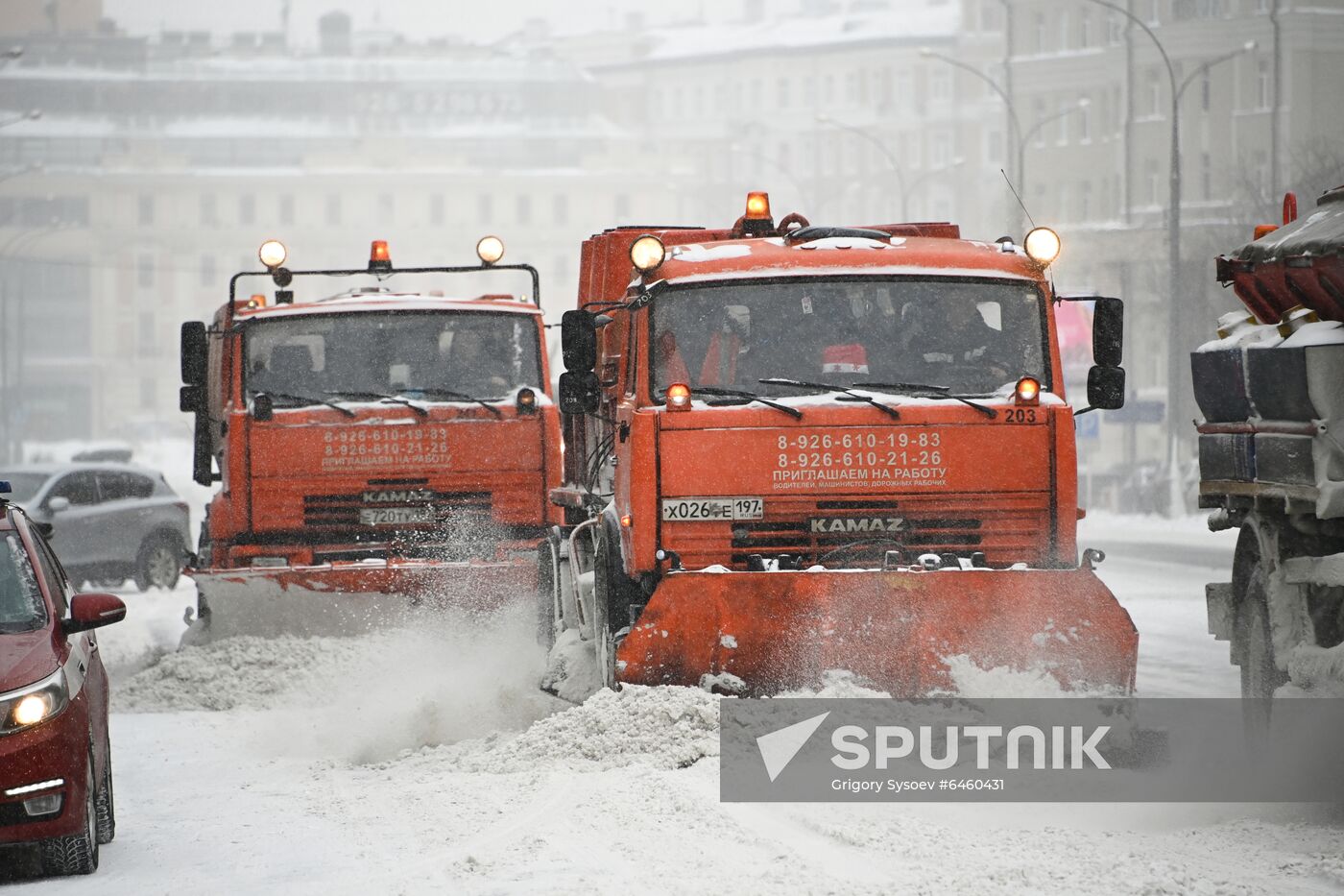 Russia Snowfall 