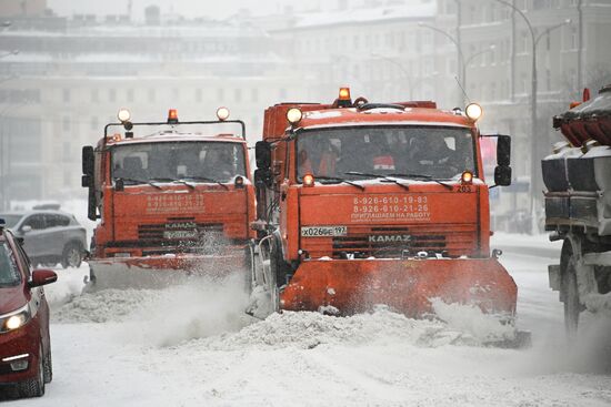 Russia Snowfall 