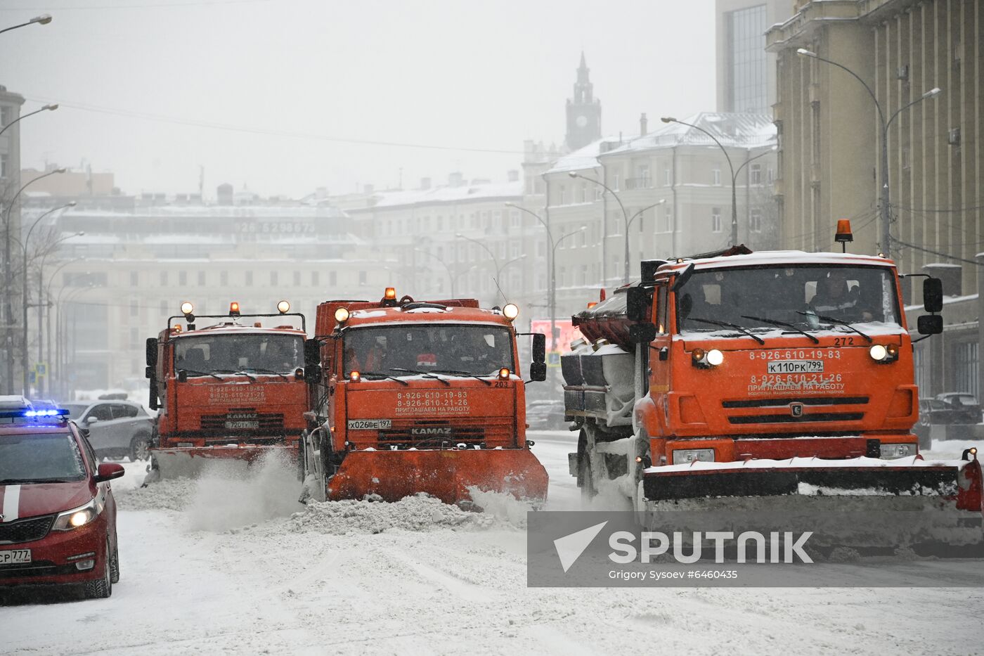 Russia Snowfall 