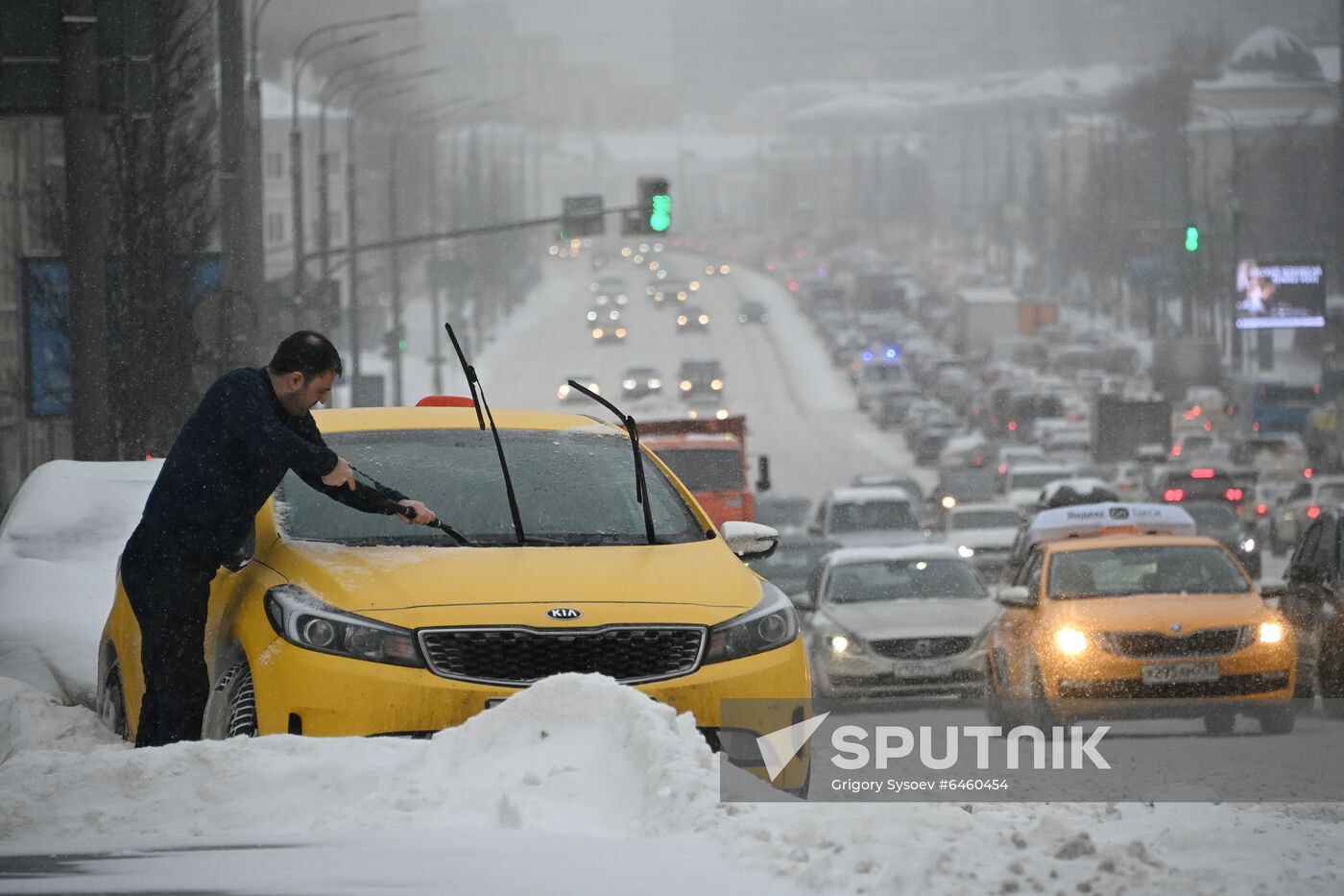 Russia Snowfall 