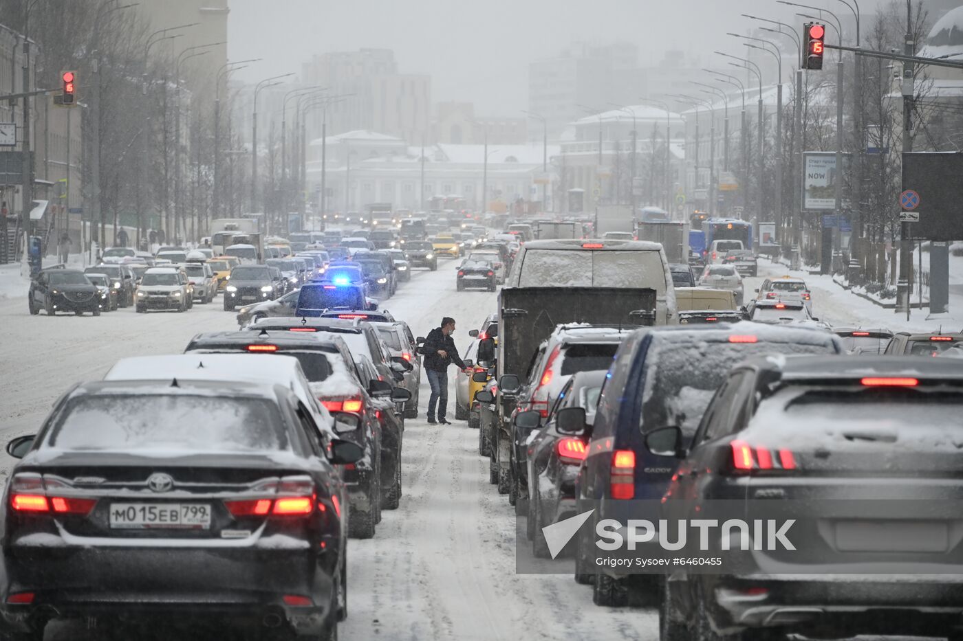 Russia Snowfall 