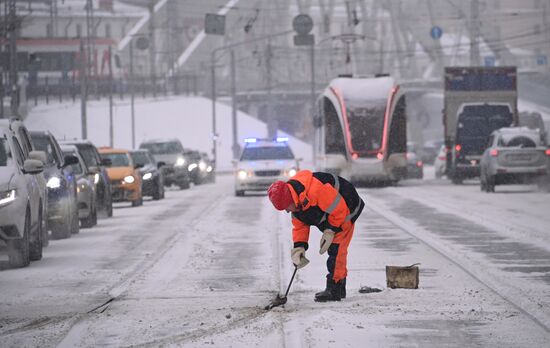 Russia Snowfall 