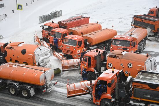 Russia Snowfall 