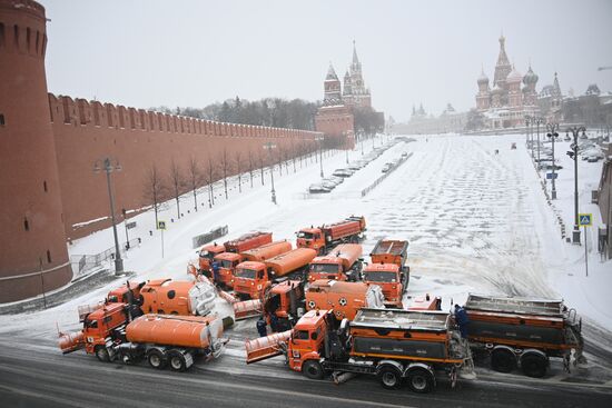 Russia Snowfall 