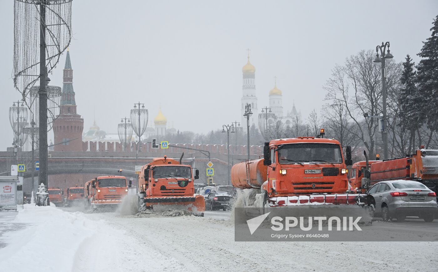 Russia Snowfall 