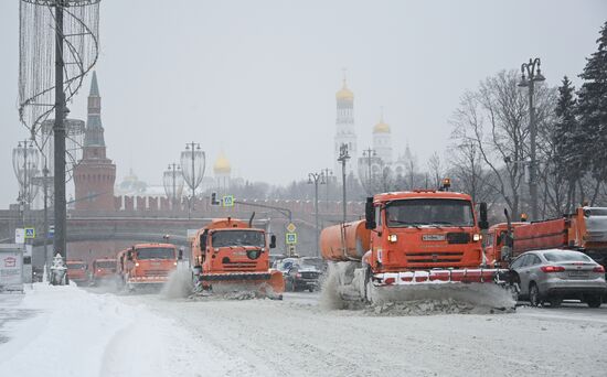 Russia Snowfall 