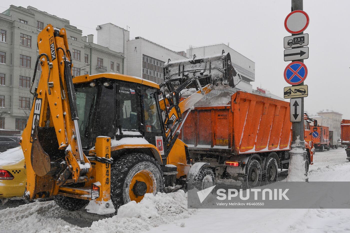 Russia Snowfall 