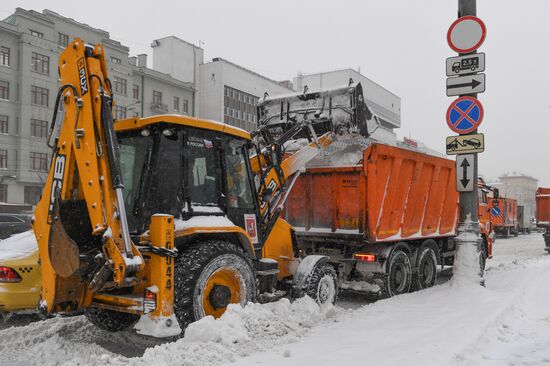 Russia Snowfall 