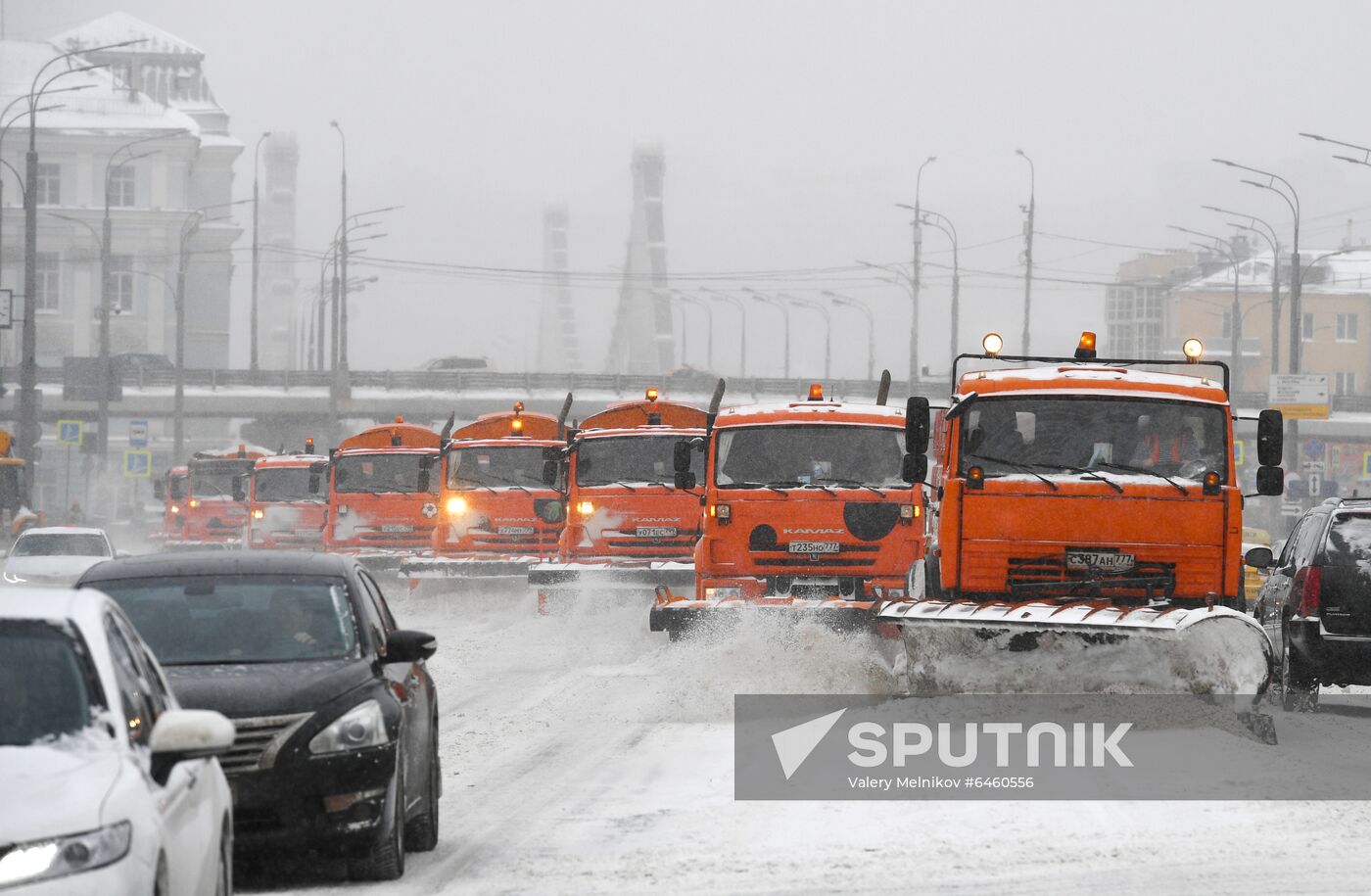 Russia Snowfall 