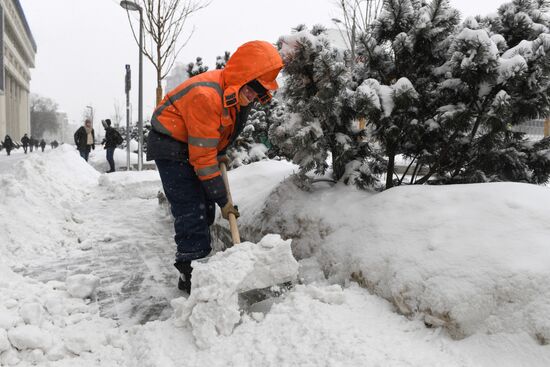 Russia Snowfall 