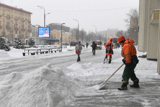 Russia Snowfall 