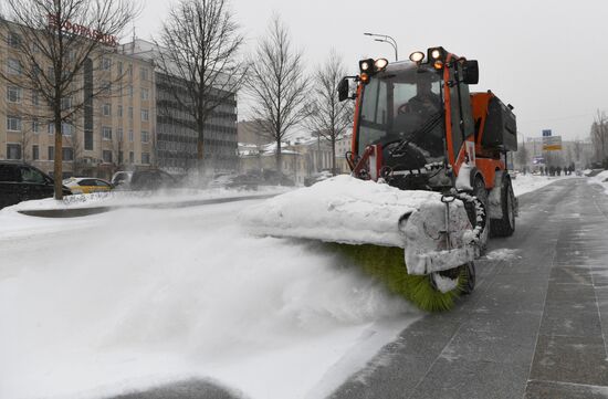 Russia Snowfall 