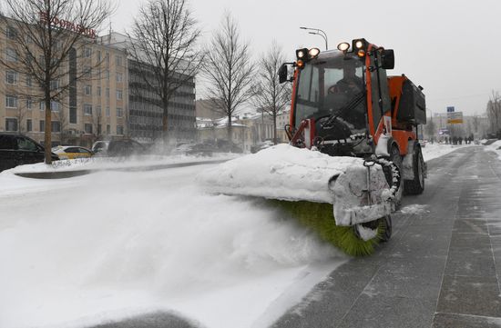 Russia Snowfall 