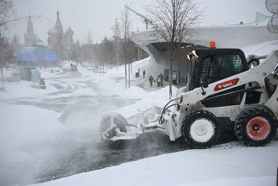 Russia Snowfall 