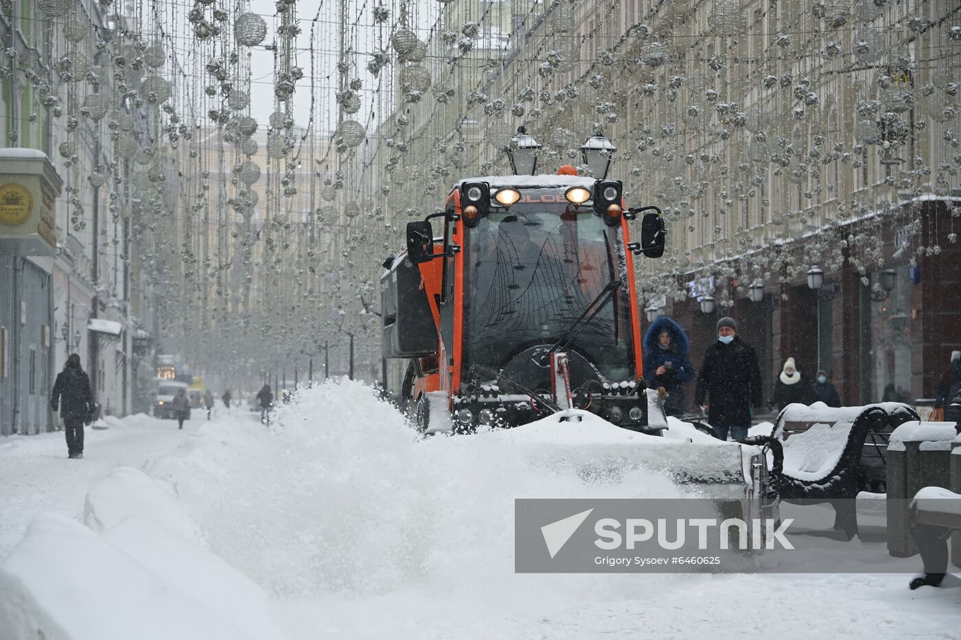 Russia Snowfall 