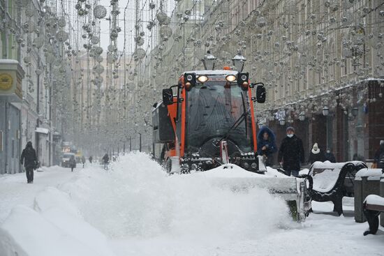 Russia Snowfall 
