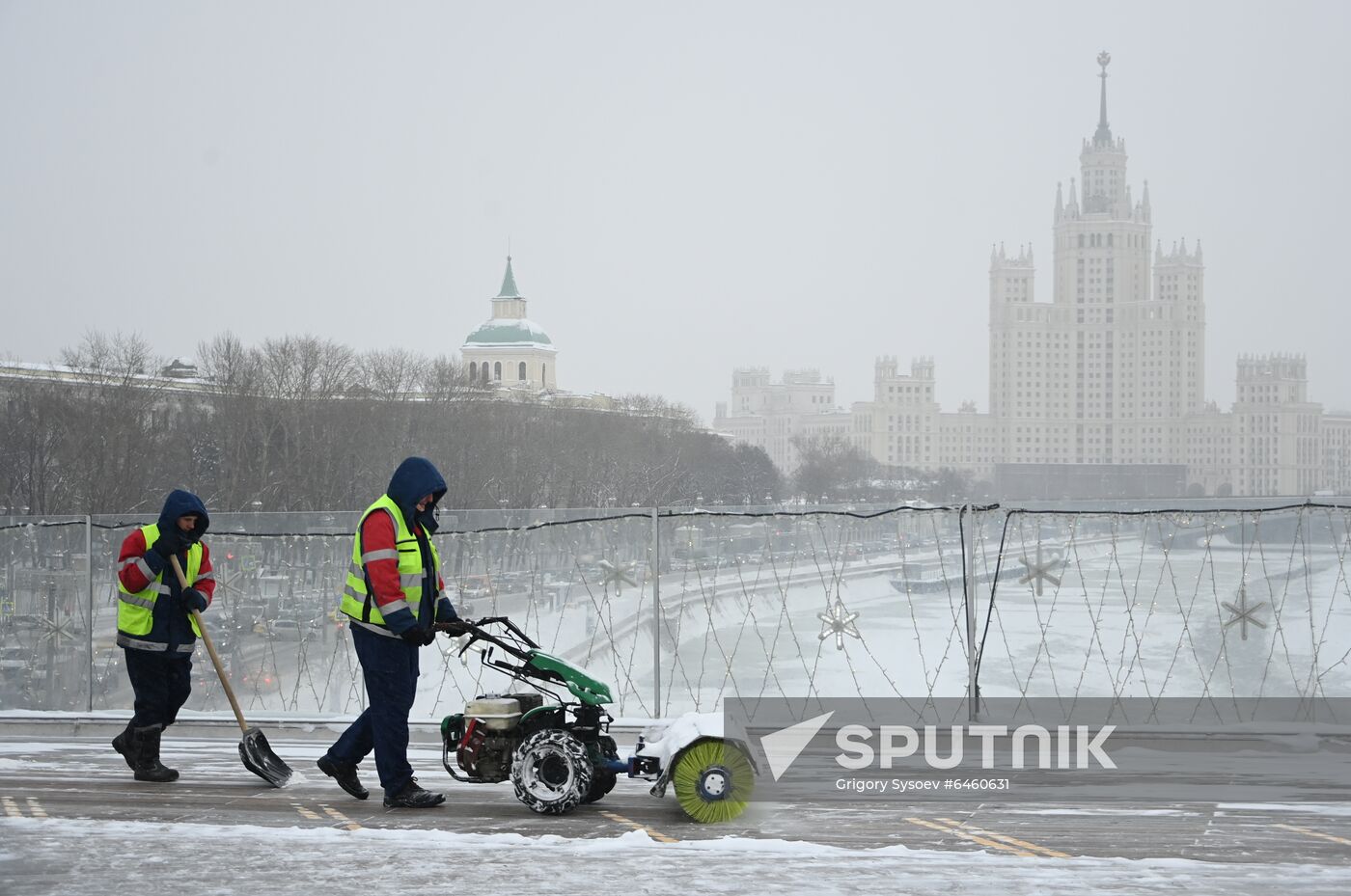 Russia Snowfall 