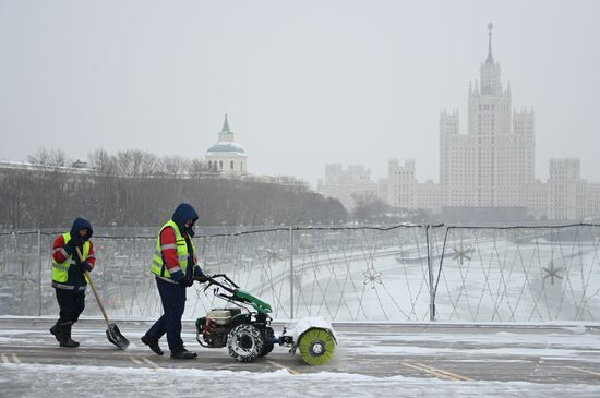 Russia Snowfall 