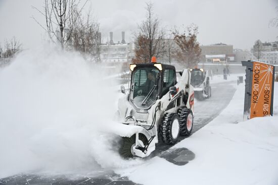 Russia Snowfall 