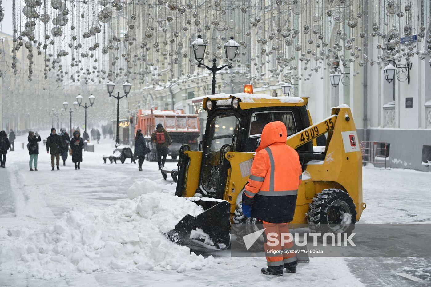 Russia Snowfall 