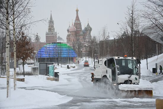 Russia Snowfall 