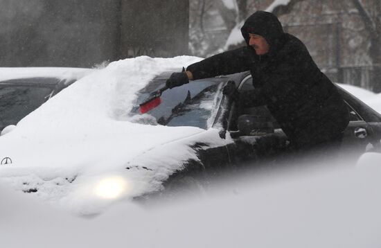 Russia Snowfall 