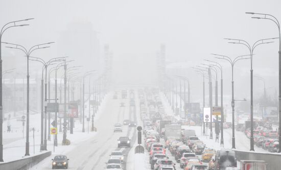 Russia Snowfall 