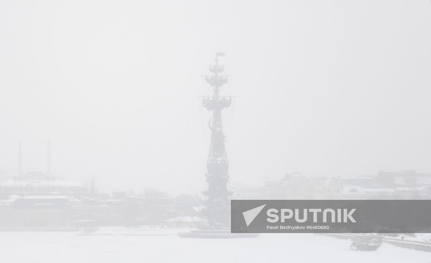 Russia Snowfall 