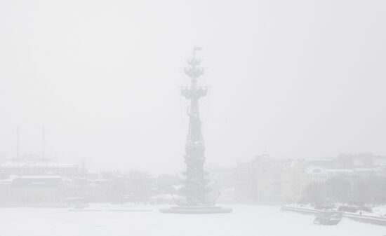 Russia Snowfall 