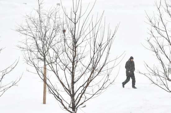 Russia Snowfall 