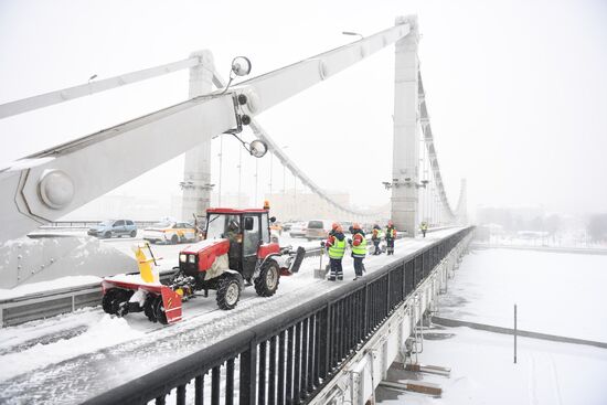 Russia Snowfall 