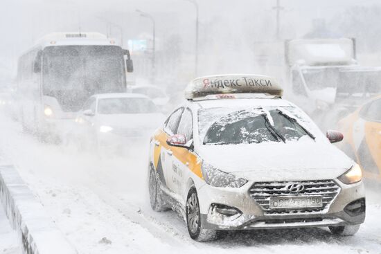 Russia Snowfall 