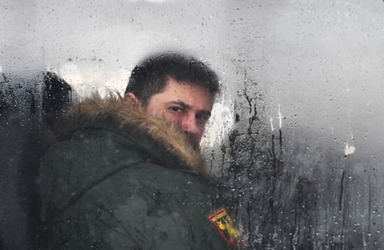 Russia Snowfall 