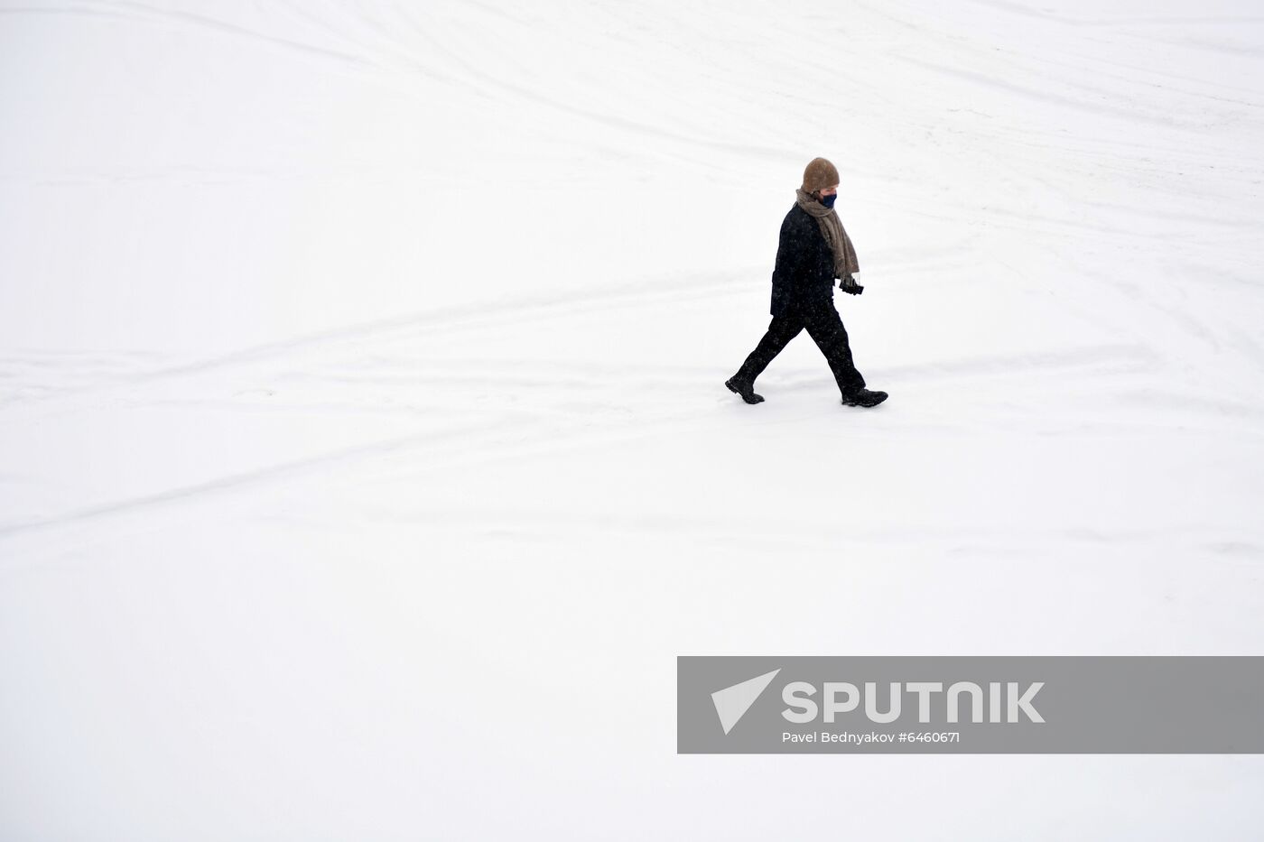 Russia Snowfall 