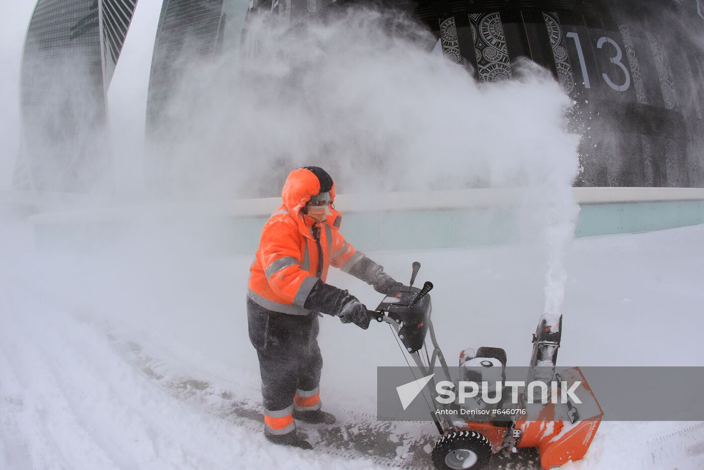 Russia Snowfall 