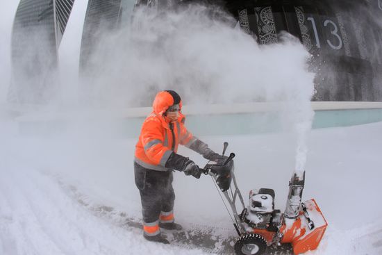 Russia Snowfall 