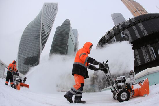 Russia Snowfall 