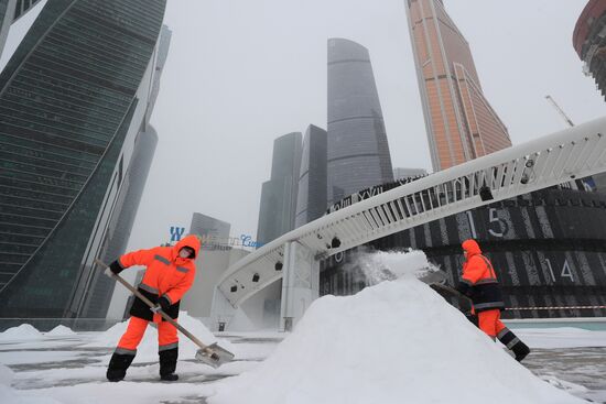 Russia Snowfall 