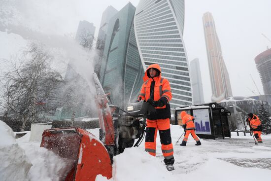 Russia Snowfall 