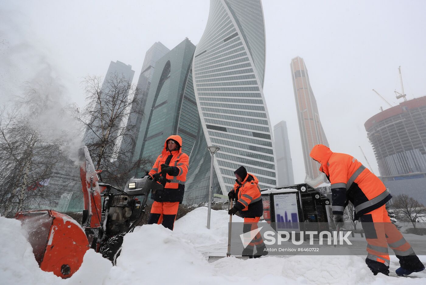 Russia Snowfall 