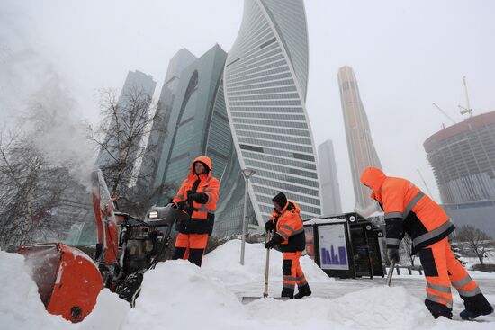 Russia Snowfall 