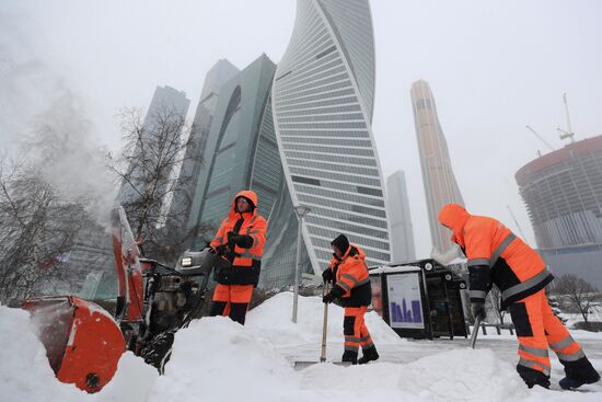 Russia Snowfall 