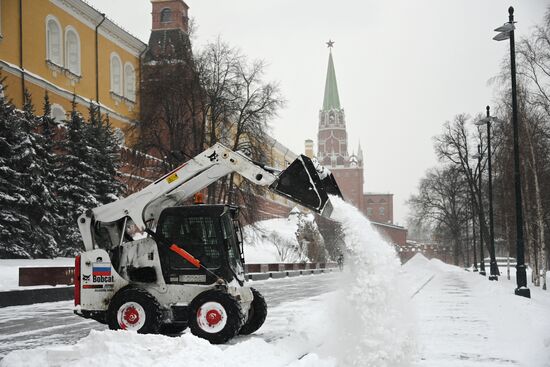 Russia Snowfall 