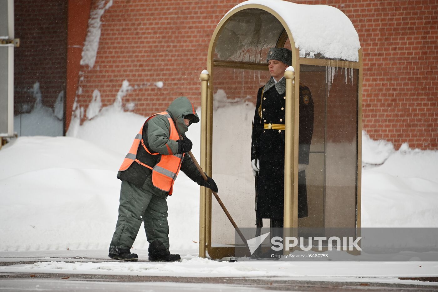 Russia Snowfall 