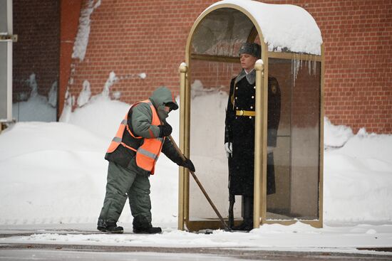 Russia Snowfall 
