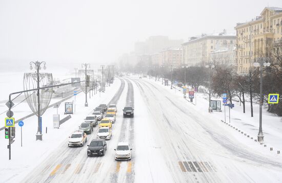 Russia Snowfall 
